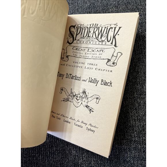 Vol 1-3 The Spiderwick Chronicles Special Edition of The Seeing Stone - Picture 12 of 13
